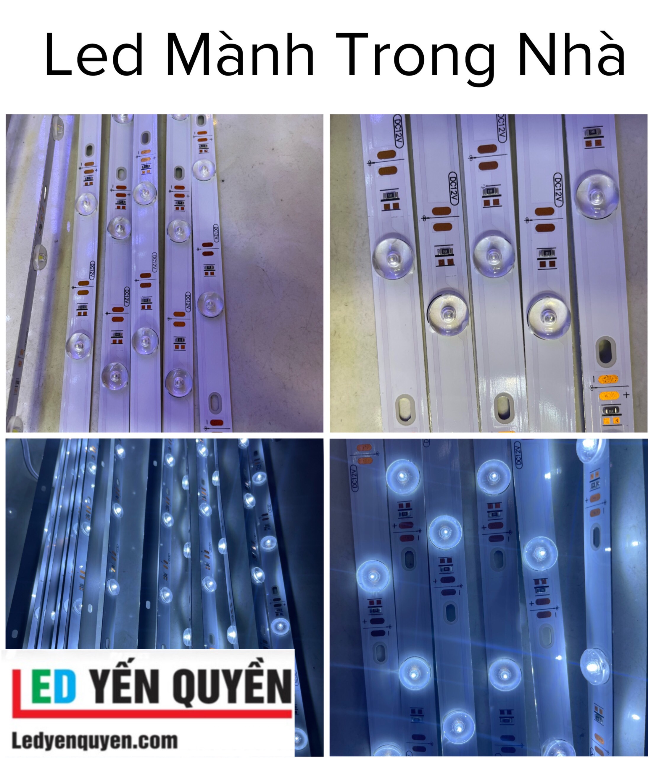LED Mành 12v Trong Nhà ( trắng)